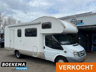 krockskadad bil camper Rimor  Kata Marano 2.4 TDCI 140PK 6-Peroons! 2xAirco Luifel Douche Zonnepaneel 2008/2