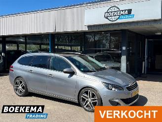 Vaurioauto  passenger cars Peugeot 308 SW 2.0 BlueHDI Allure Automaat Navigatie Panorama 2014/11