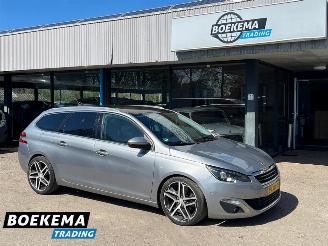 krockskadad bil auto Peugeot 308 SW 2.0 BlueHDI Allure Automaat Navigatie Panorama 2014/11