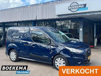 krockskadad bil bedrijf Ford Transit Connect 1.5 EcoBlue Airco Cruise Camera PDC Trekhaak 2019/12
