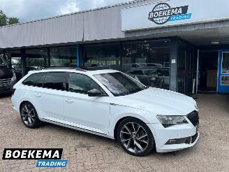 uszkodzony samochody osobowe Skoda Superb Combi 1.4 TSI Sportline DSG Panorama Memory Keyless Canton 2018/4