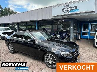 krockskadad bil auto Mercedes E-klasse 220 d Business Sol AMG Panorama Burmester Memory Leer Lane-Ass Camera 2019/12