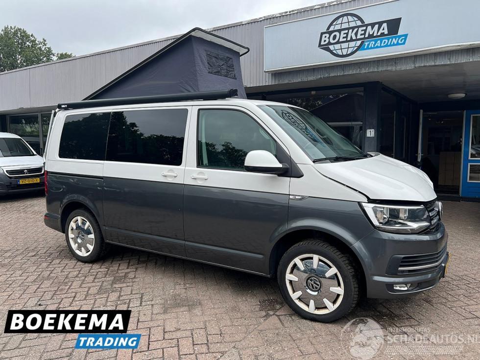 Volkswagen  Transporter 2.0 TDI 150PK DSG Camper Hefdak Luifel Fietsendrager Leer Stoelverwarming Navigatie Euro6