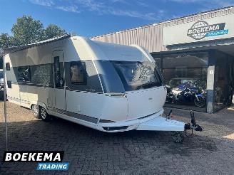 skadebil caravan Hobby  650 KFU Prestige Stapelbed Mover Luifel 2019/9