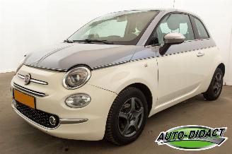 skadebil auto Fiat 500 0.9 TwinAir Turbo Automaat Pano Collezione 2019/6