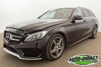 krockskadad bil auto Mercedes C-klasse C200d Automaat Navi Camera Leder 2017/1