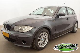 uszkodzony samochody osobowe BMW 1-serie 116i Airco Leder Business Line 2006/9