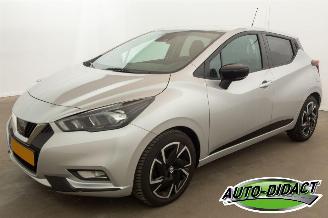 krockskadad bil auto Nissan Micra 1.0 IG-T Navi Airco N-Design 2022/12