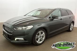 krockskadad bil auto Ford Mondeo 2.0 TDCi Automaat Navi Camera Clima Leder Titanium 2016/8