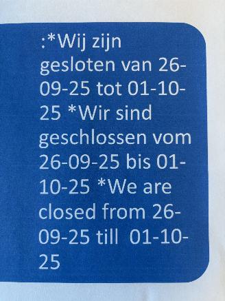Audi  Gesloten van 26-09 tot 01-10-2025 picture 1