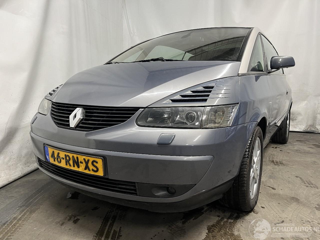 Renault Avantime Avantime (DE0) MPV 3.0 V6 24V (L7X-721) [152kW]  (09-2001/05-2003)