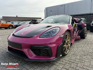 skadebil auto Porsche 718 Spyder 4.0 GT4 RS Weissach 500pk 2023/12