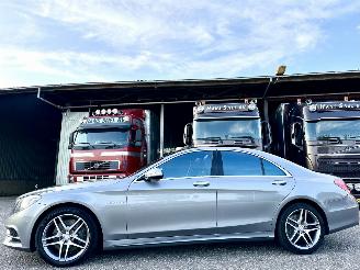 Schadeauto Mercedes S-klasse 500 4.7 V8 bi-turbo 455pk aut + F1 Amg Edition 1 - pano - alcantara hemel -  softclose - keyless - burmester - nightvision - memory v+a - sfeerverl 2013/10