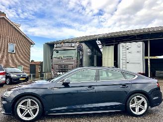 Damaged car Audi A5 Sportback 2.0 TFSI 191pk aut + f1 MHEV S-line - nap - 1e eig - 3x s-line - alarm - nav - keyless - 18 inch - elektr klep 2018/6