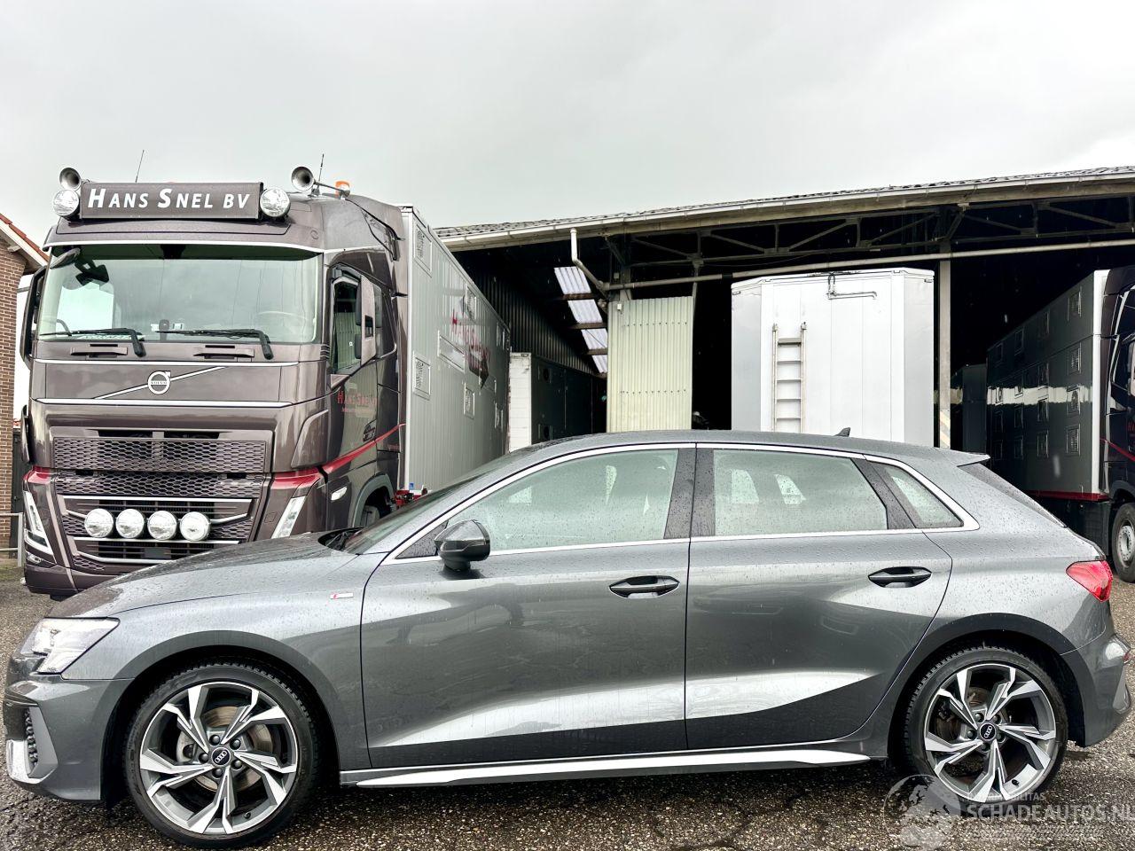 Audi A3 Sportback 30 TFSI Hybrid 122pk aut + f1 S-Edition - nap - 3x S-line - virtual - front + line assist - keyless entry + start