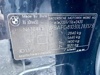 BMW X6 xDrive50i 4.4 TwinTurbo 408pk 8-traps aut + f1 Exe - facelift - hud - 22 inch - softclose - stuurverw - keyless picture 69