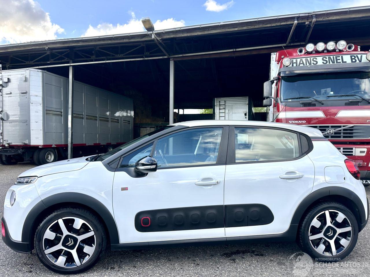 Citroën C3 1.2 PureTech 82pk ELLE - nap - navi - pdc - line assist - lmv - carplay - clima - cruise - grijs dak