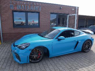 Vaurioauto  passenger cars Porsche 718 Cayman GT4 ALCANTARA 309 KW MIAMIBLAUW 2020/8
