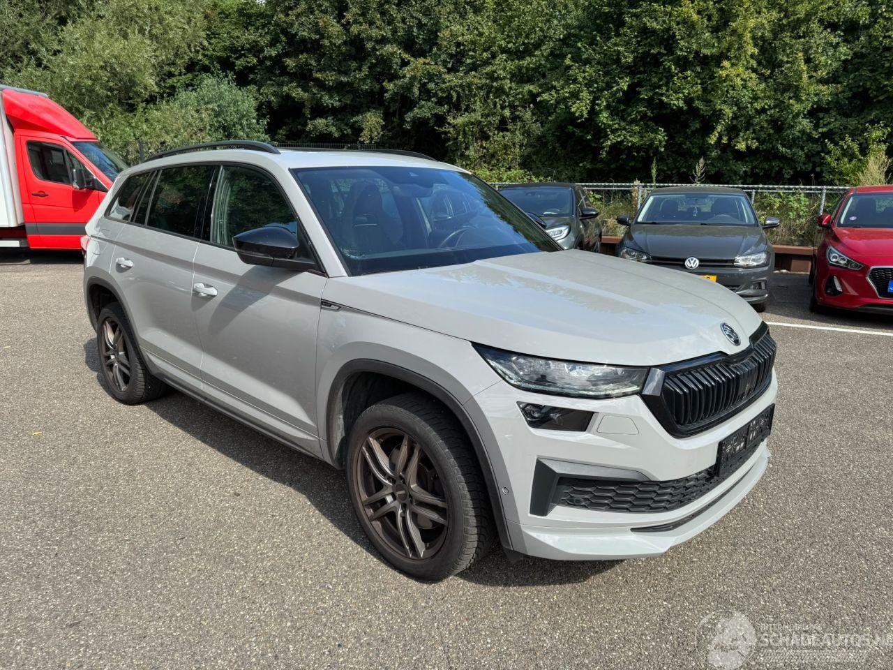 Skoda Kodiaq Sportline 2.0 4x4 WD 190pk Pano led kuipstoelen Leder