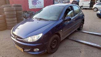 Vrakbiler auto Peugeot 206 2006 1.4 HDI 8HZ Blauw KPL onderdelen 2006/1