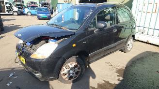 Vrakbiler auto Chevrolet Matiz 2007 1.0 B10S1 Zwart 87U onderdelen 2007/3