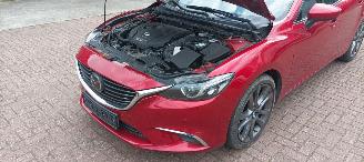 Mazda 6 2.2-diesel 175pk 4x4 Automaat Full-Led Full-Leder Memory Navi Head-up Blindspot systeem Bose-sound Climatecontrol CruiseControl radar Stoelverwarming Lichtautomaat Privacyglas keyless Entry trekhaak Parkeersensoren 19-inch mazda velgen picture 33
