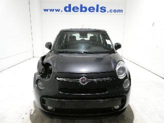 damaged passenger cars Fiat 500L 1.3D   LOUNGE 2017/6