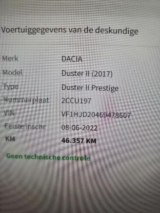 Dacia Duster 1.3 Prestige 130 PK NAVI CLIMA CAMERA LED KEYLESS B.J 2022 PLAATSCHADE picture 18