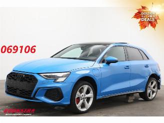 krockskadad bil auto Audi A3 Sportback 45 TFSI e S-Line Matrix HUD B&O ACC Massage Leder Camera 2023/2