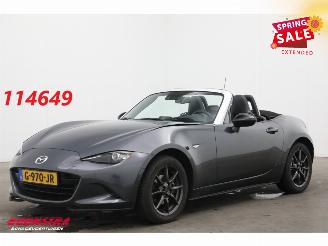 damaged passenger cars Mazda MX-5 1.5 SkyActiv-G 131 GT-M Leder Navi Clima Cruise SHZ PDC 2016/6