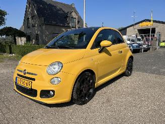 damaged passenger cars Fiat 500 0.9 TwinAir Turbo 500S SPORT UITVOERING, AIRCO 2014/3