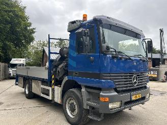 Mercedes Actros 1831 AK 4x4 Open laadbak met zware Palfinger laadkraan picture 15