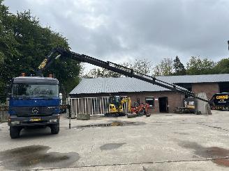 Mercedes Actros 1831 AK 4x4 Open laadbak met zware Palfinger laadkraan picture 37