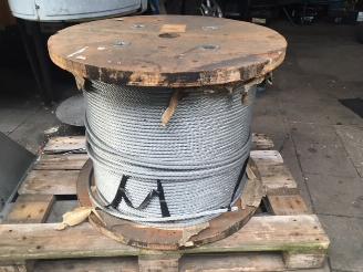 dañado otros Overige  Staalkabel nieuw gegalvaniseerd op rol van 1100 meter 2018/1