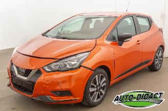 krockskadad bil auto Nissan Micra 1.0 Visia 60.511 km 2019/3