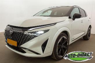 krockskadad bil auto Nissan Qashqai 1.5 e-Power Automaat 21.815 km Pano Clima Camera Leder N-Design 2025/3