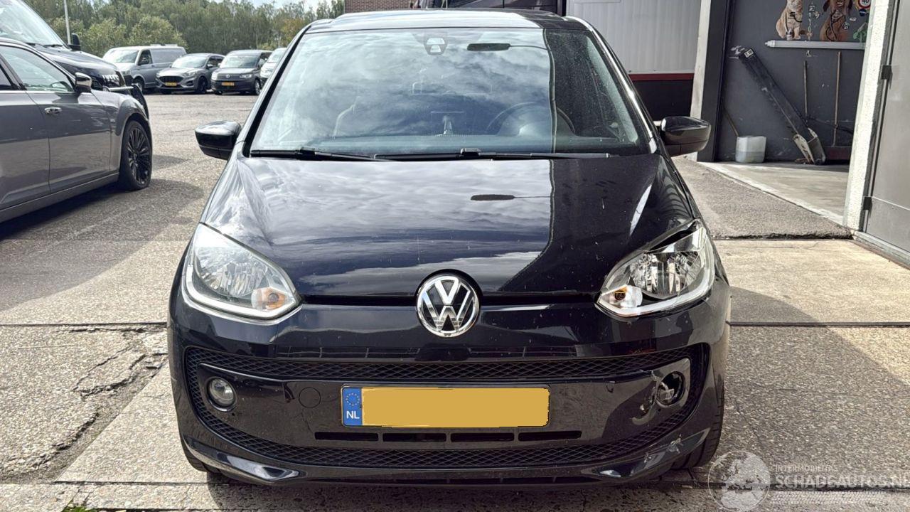 Volkswagen Up! 1.0 60pk High Up! Bluem. 5drs - nap - pano - leer - stoelverw - airco - cruise - pdc - privacy glass